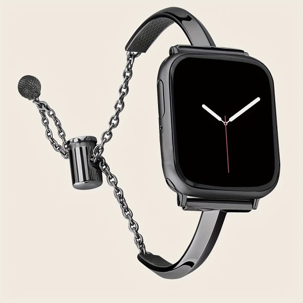 1pc T-Shaped Bracelet Design for Apple Watch Band, a Stylish Wrist Strap for Women. It Is Compatible with Various Sizes Including 38Mm, 40Mm, 41Mm, 42Mm, 44Mm, 45Mm, 46Mm