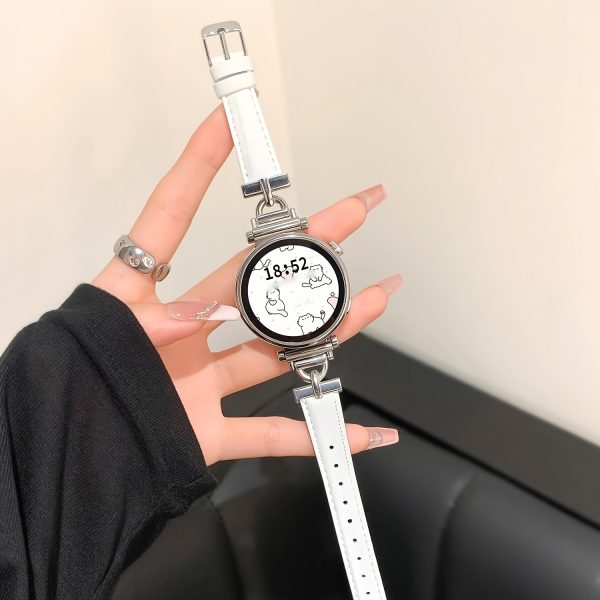 Trendy And Fashionable Strap, Versatile, Compact And Exquisite Strap, Suitable for Daily Use, Exquisite And Breathable Small D-Buckle Pattern Watch Strap Design, Suitable for Huawei GT, for Samsung, 16Mm-18Mm-20Mm to 22Mm Sizes