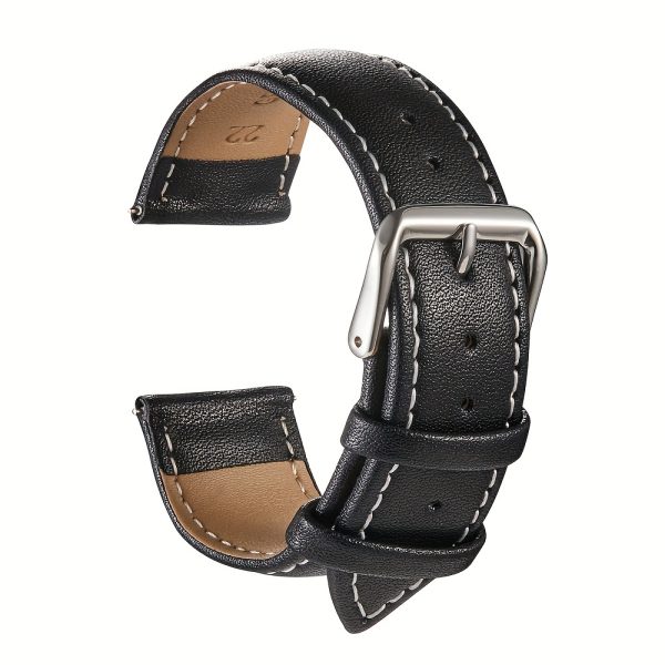 Men Women Soft Casual Watch Straps 18mm 20mm 22mm 24mm Watch Accessories Faux Leather Business Watchband